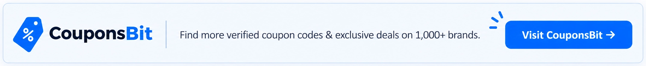 CouponsBit - Find more verified coupon codes
