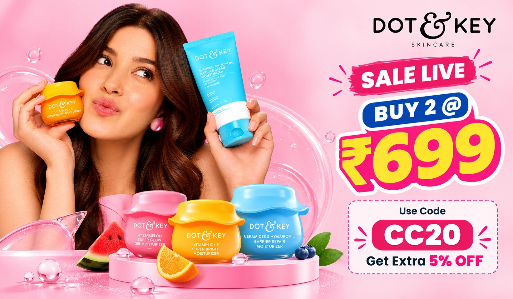 Dot Key Lightweight Moisturiser Sale