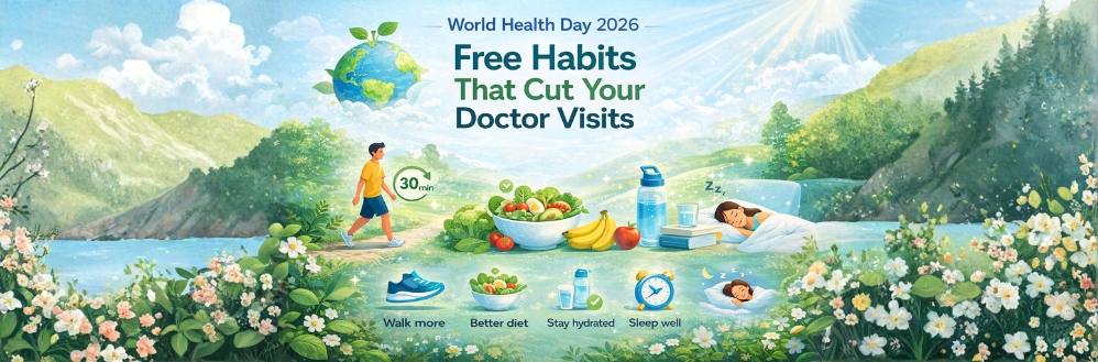 World Health Day 2026: Free Habits That Cut Your Doctor Visits