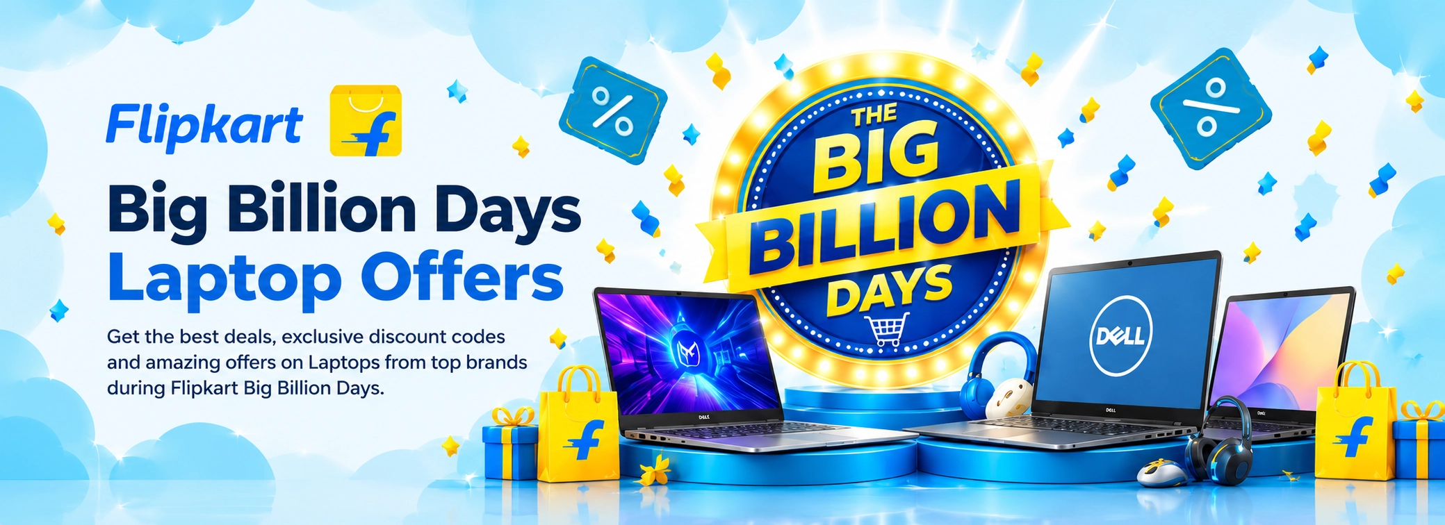 Flipkart Big Billion Days laptop offers and best discounts