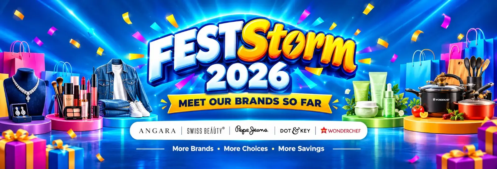 FESTStorm 2026 brands, deals and festive shopping offers